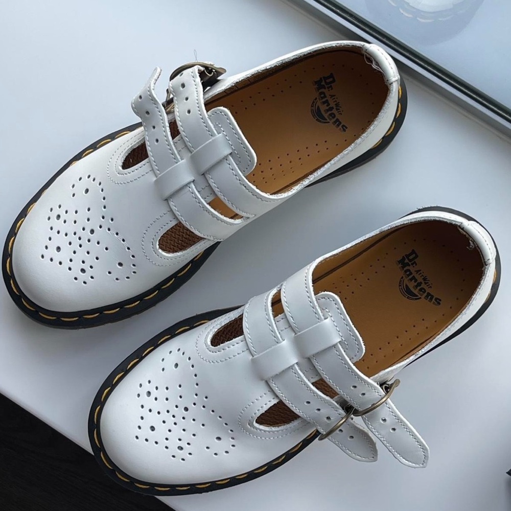 Doc Marten Mary Jane Loafers White
